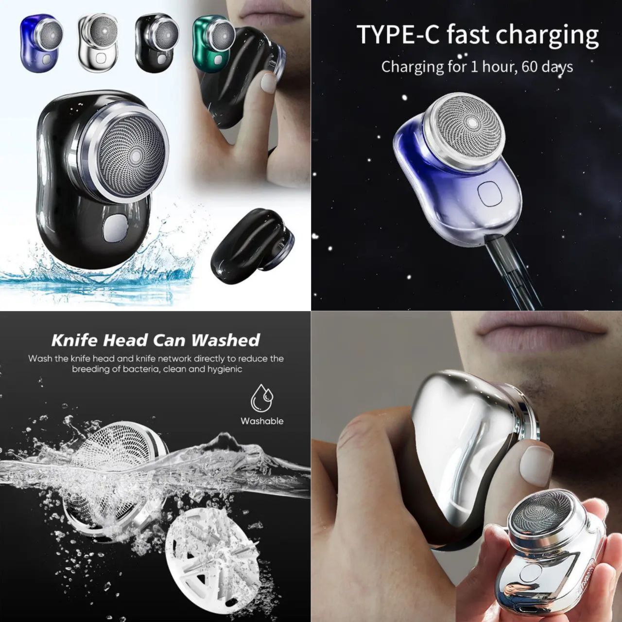 EVOSHAVE™ MINI PORTABLE ELECTRIC SHAVER