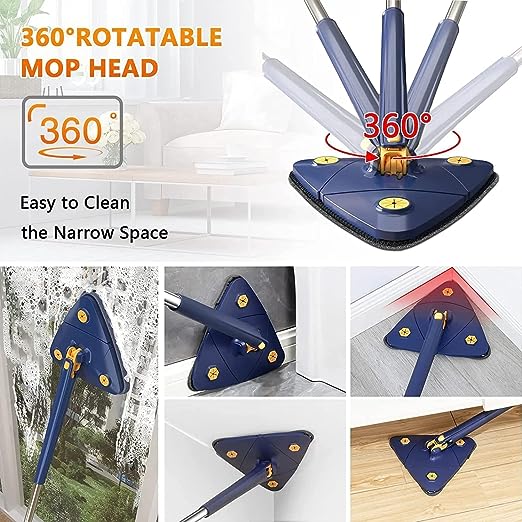 360° Rotatable Adjustable Triangle Cleaning Mop