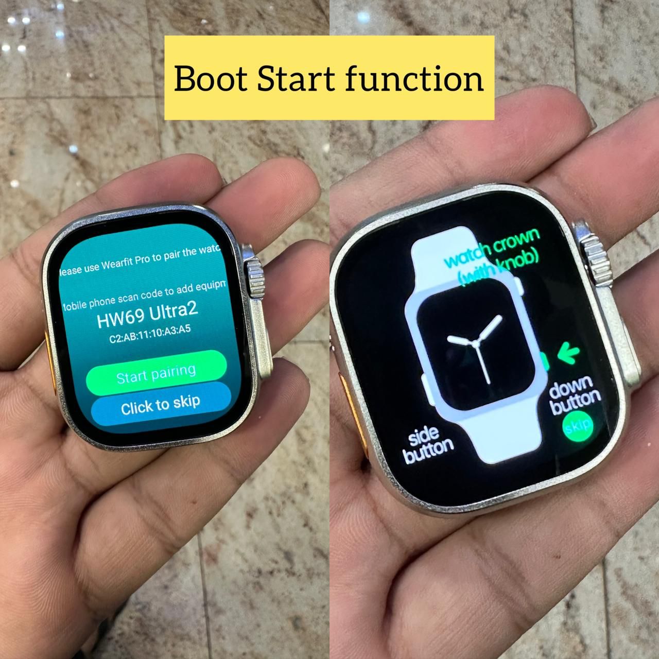 HW69 Ultra 2 Latest Amoled Display Watch
