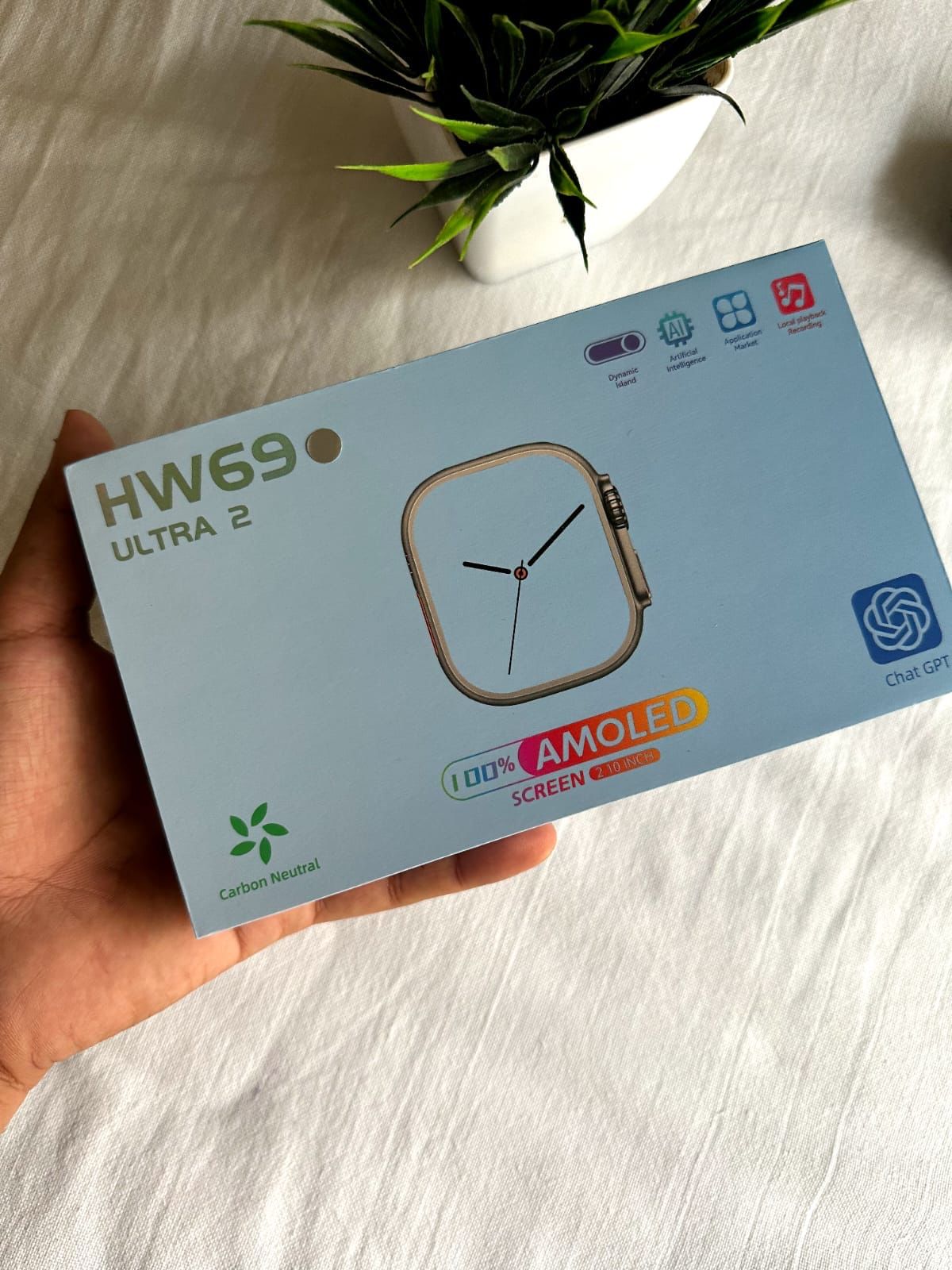 HW69 Ultra 2 Latest Amoled Display Watch