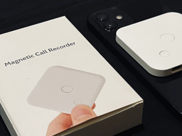 Magnetic Call Recorder For iPhone with wireless instant Transfer