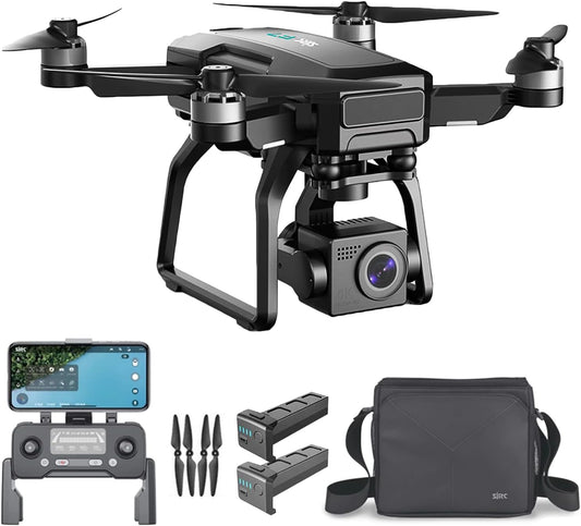 SJRC F7 PRO GPS Drone 4K Dual HD Camera 3-Axis Gimbal Professional Aerial Photography 3KM Brushless Quadcopter  (Two Batteries)