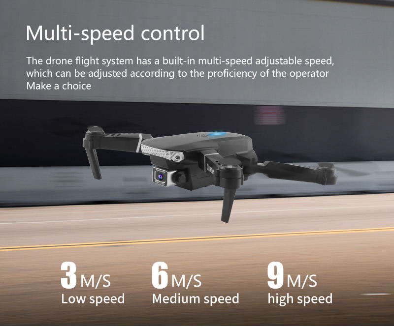 2023 Mini Toy Foldable Drones E88 Pro Dron With Kids Dual Camera 4K HD Profesional video E88 Pro Drone