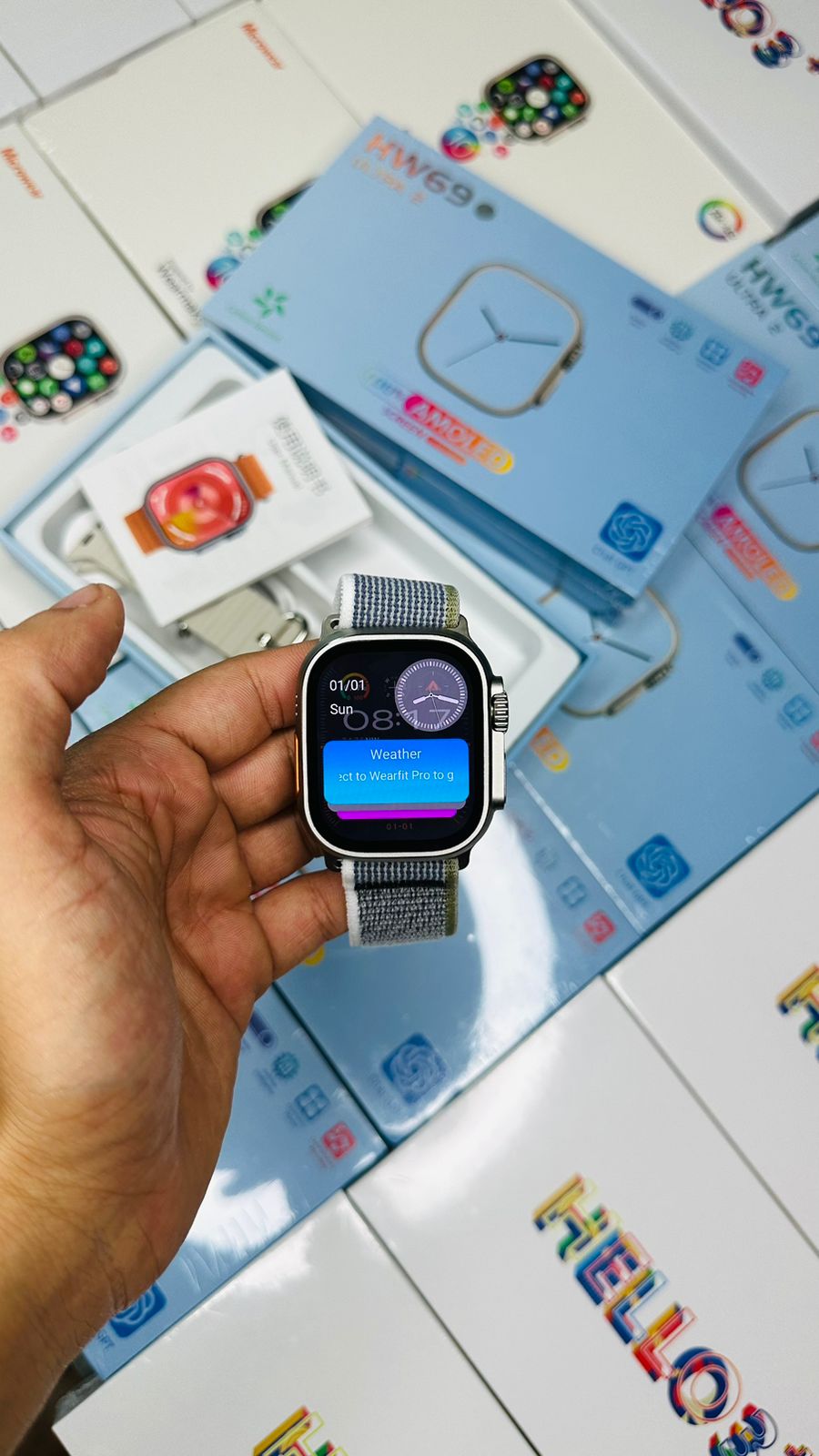 HW69 Ultra 2 Latest Amoled Display Watch