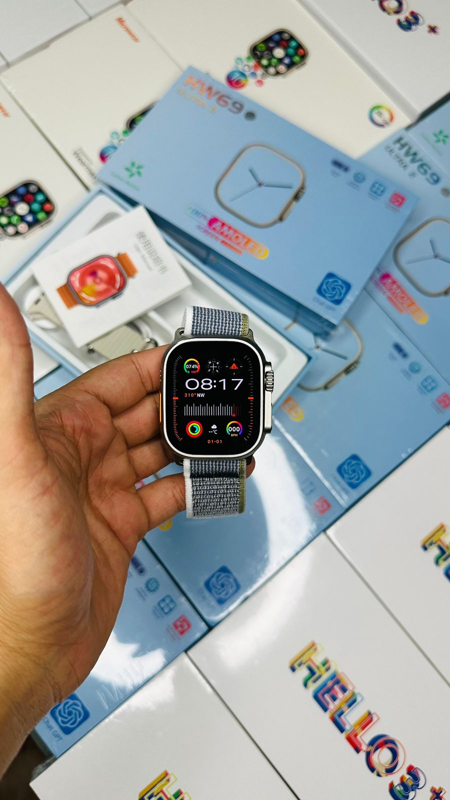 HW69 Ultra 2 Latest Amoled Display Watch